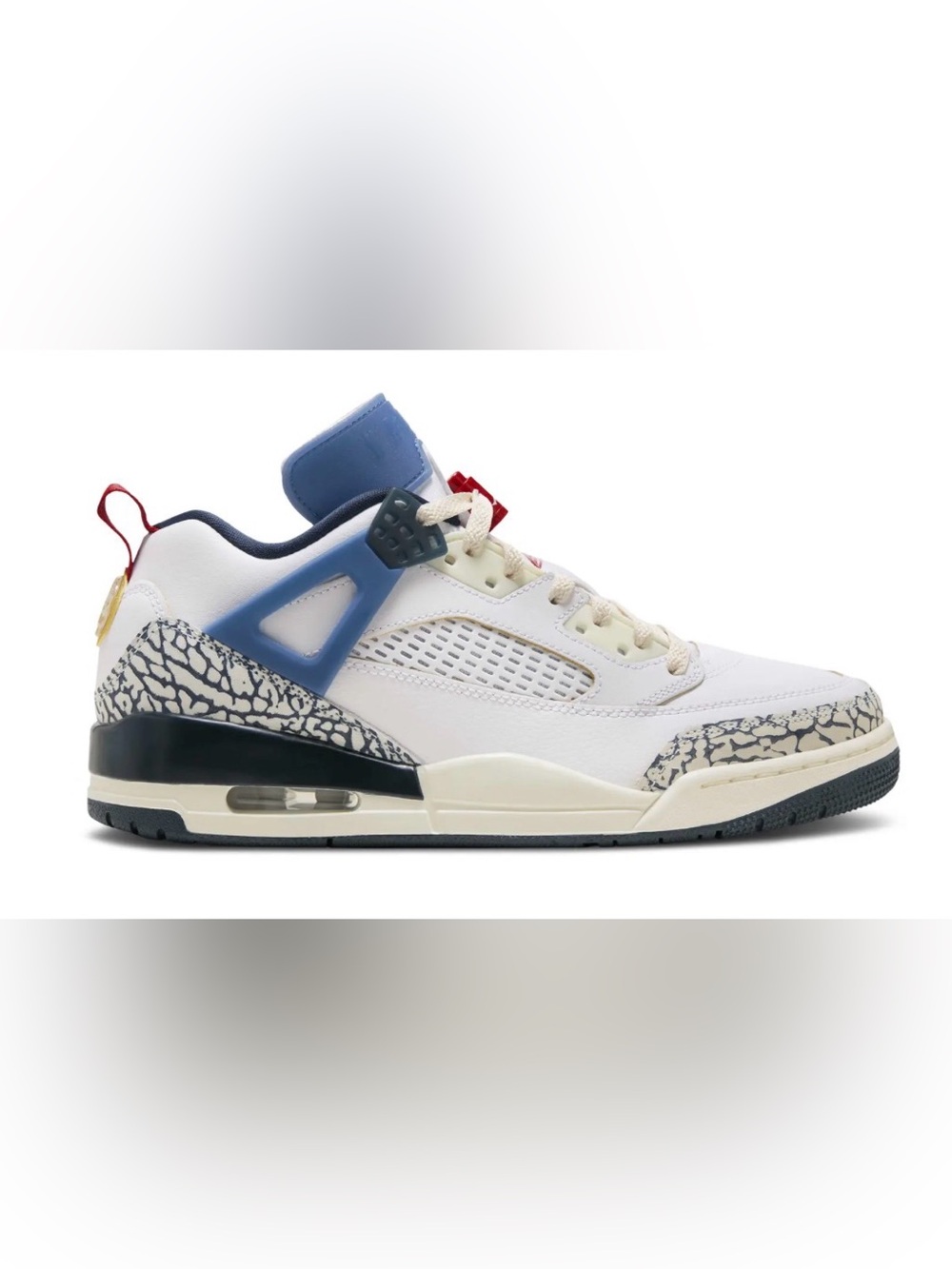 Air Jordan Spizike Low Motion Pack - Size 11 White Red Navy Blue with Box